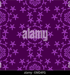 Seamless Vintage motif floral, vector illustration eps10 Banque D'Images