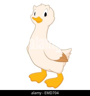 Canard de dessin animé Illustration de Vecteur
