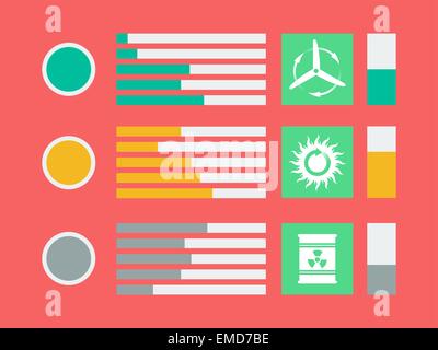 Éléments d'infographie. Illustration de Vecteur