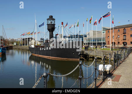 Le mépris de la marina de Hull en bateau-UK Banque D'Images