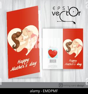 Happy Mother"┐ Au¢s jour. Illustration de Vecteur
