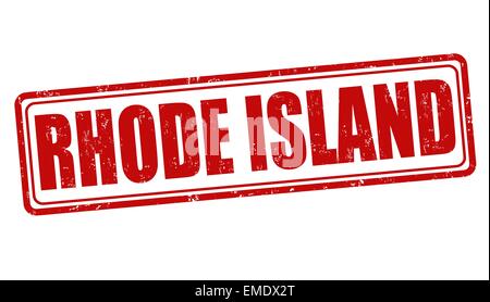 Rhode Island stamp Illustration de Vecteur