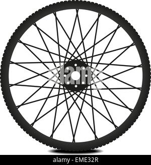 Roue de vélo Illustration de Vecteur