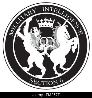 Logo du MI6 Illustration de Vecteur