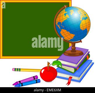 Retour à la conception de l'école Illustration de Vecteur