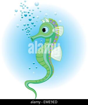 Hippocampe Illustration de Vecteur