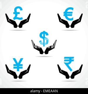 Économiser de l'argent concept vector Illustration de Vecteur