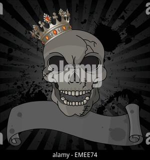 Crâne d’Halloween Illustration de Vecteur