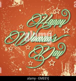 Creative Design typographique pour Happy Women s jour - vector illustration Illustration de Vecteur