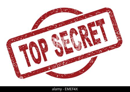 Top Secret Stamp Illustration de Vecteur