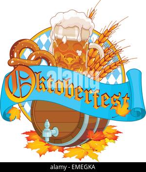 L'image de l'Oktoberfest Illustration de Vecteur