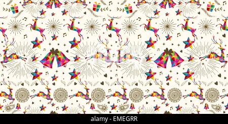 Retro Vintage Noël motif transparent Illustration de Vecteur