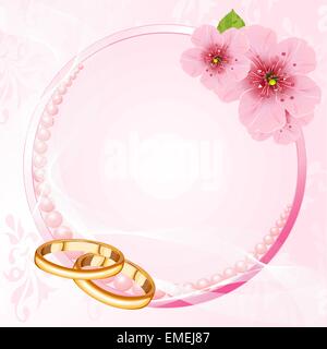 Arrangement de mariage Illustration de Vecteur