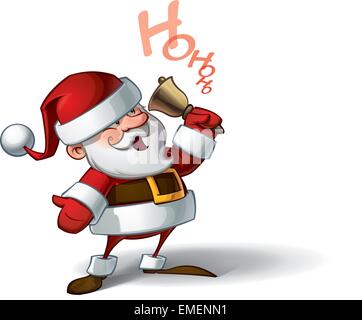Souriant Santa - Ho Ho Ho Illustration de Vecteur