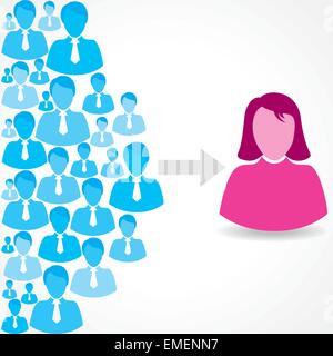 Groupe d'hommes et des icônes sur fond blanc stock vector Illustration de Vecteur