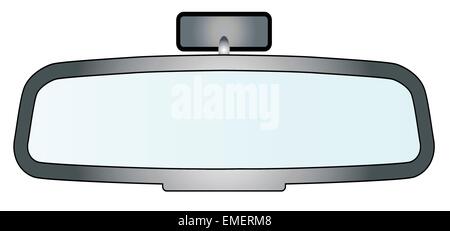 Rear View Mirror Illustration de Vecteur