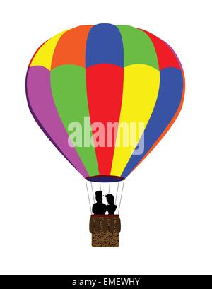 Ballon à Air chaud Illustration de Vecteur