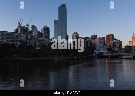 Sur les toits de la ville, Melbourne, Australie Banque D'Images