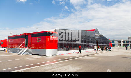 ISTANBUL Turquie 25 octobre 2014 Ferrari Racing Days Rest House Istanbul Park Circuit de Course Banque D'Images