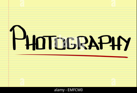 Concept de photographie Banque D'Images