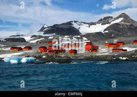 Base Esperanza une station de recherche en Antarctique la péninsule Antarctique Hope Bay Banque D'Images