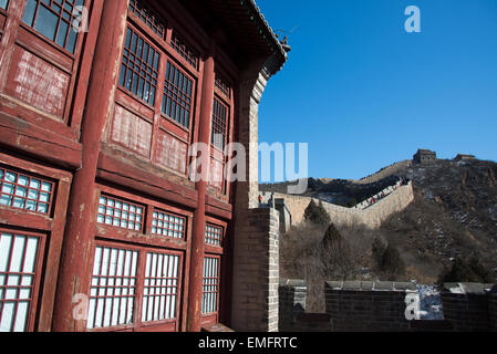 Célèbre muraille de Chine à jinshaling en Chine Banque D'Images