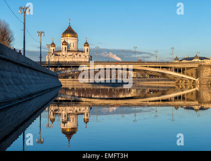 Pont Bolshoy Kamenny à Moscou, Russie Banque D'Images