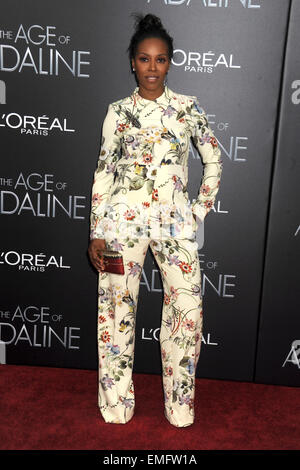 Ambrose juin Participation à 'l'âge d'Adaline' premiere dans l'AMC Loews Lincoln Square 13 theatre le 19 avril 2015 à New York City/photo alliance Banque D'Images