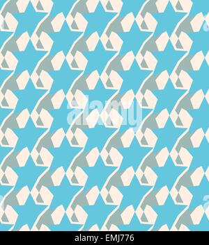 Modèle logique géométrique fond d'étoiles. La composition des formes colorées Illustration de Vecteur