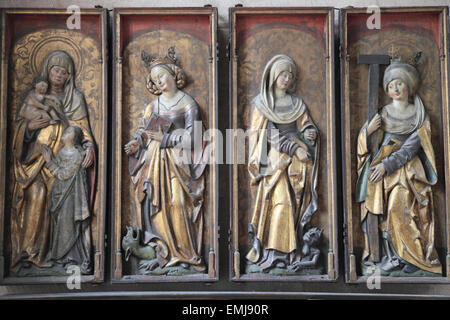 Allemagne Bavière Nuremberg Nuremberg intérieur de l'église St Jakob Banque D'Images