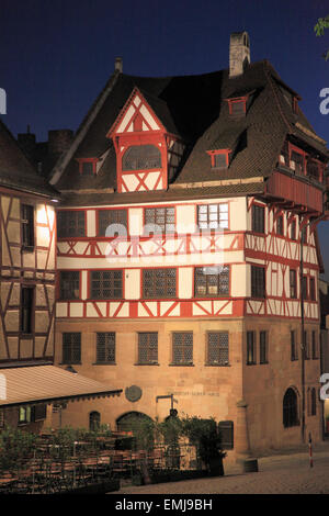 Allemagne Bavière Nuremberg Nuremberg Dürer's House Banque D'Images