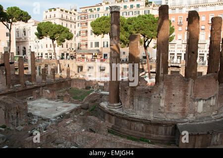 Ruines du Largo di Torre Argentina, Rome, Italie Banque D'Images