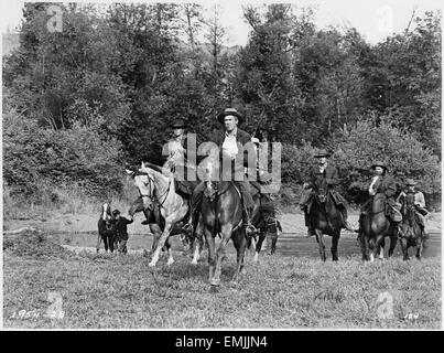 James Stewart, sur-ensemble de la Film 'Shenandoah', 1965, Banque D'Images