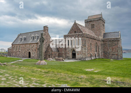 L'abbaye d'Iona, Hébrides intérieures, Ecosse Banque D'Images