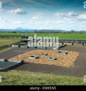 Oppidum gaulois de Corent, site archéologique, Puy de Dôme derrière, département du Puy de Dôme, France