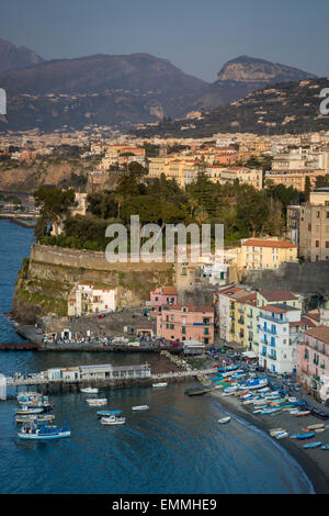 Soir sur Sorento, Campanie, Italie Banque D'Images