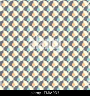 Simple transparente motif géométrique rétro de style classique Illustration de Vecteur