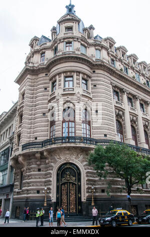 19e siècle bâtiments publics dans la Calle Florida, Buenos Aires, Argentine Banque D'Images