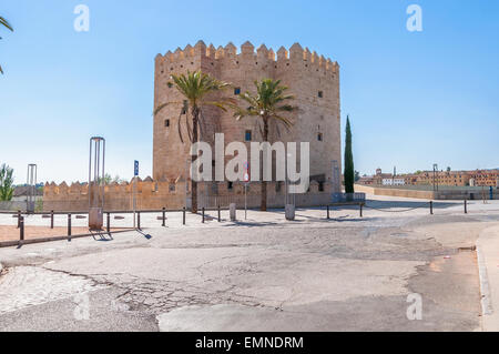 Vue de la tour de la Calahorra à Cordoue en Espagne Banque D'Images