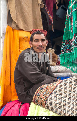 Visages de la ville de Skardu, scènes de rue Banque D'Images