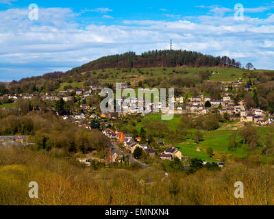 Vue de l'habitat rural près de Wirksworth dans le Derbyshire Dales England UK Banque D'Images