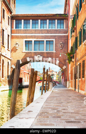 Street view en Venise, Italie Banque D'Images