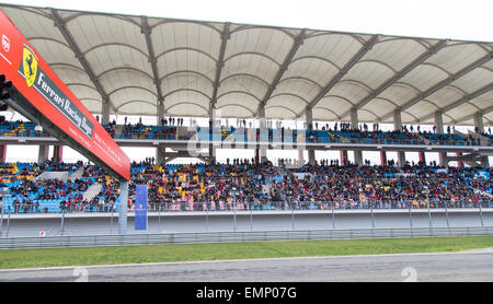 ISTANBUL Turquie 26 octobre 2014 Audience Ferrari Racing Days Circuit d'Istanbul Park Banque D'Images