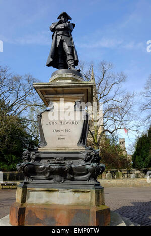 Statue de John Howard dans Bedford Banque D'Images