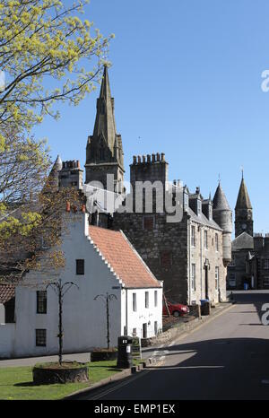 Scène de rue Falkland Fife Ecosse Avril 2015 Banque D'Images