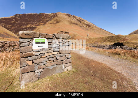 Entrée de la queue gris mare nature reserve, Moffat, Ecosse UK Banque D'Images