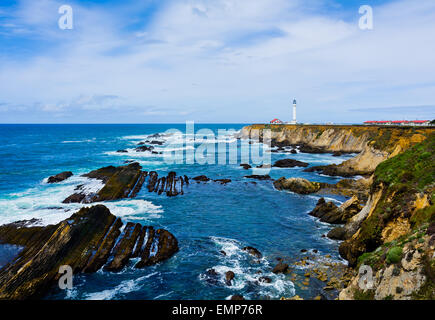 Le phare de Point Arena en Californie Banque D'Images