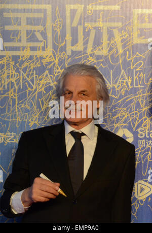 Beijing, Chine. 22 avril, 2015. Michele Placido Directeur à la ''La scelta'' le premier ministre durant la 5e Festival International du Film de Beijing. Crédit : SIPA Asie/ZUMA/Alamy Fil Live News Banque D'Images