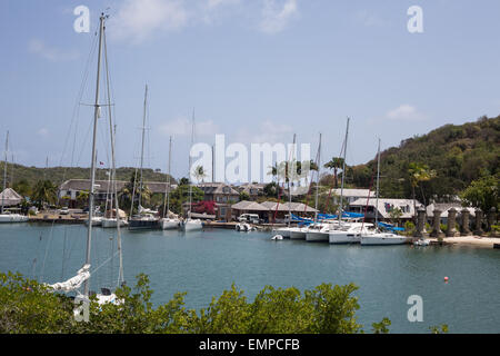 Nelson's Dockyard à Antigua, dans les Caraïbes Banque D'Images