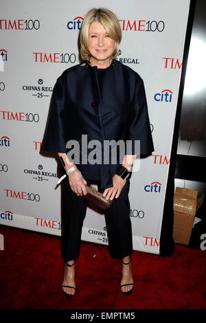 Martha Stewart participant à la fois du temps, Gala 100 100 personnes les plus influentes dans le monde en Jazz at Lincoln Center le 21 avril 2015 à New York City/photo alliance Banque D'Images